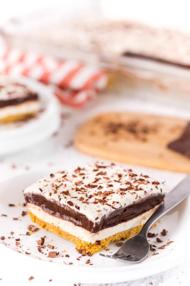 Striped Delight Recipe (Chocolate Layered Dessert) Play Party Plan