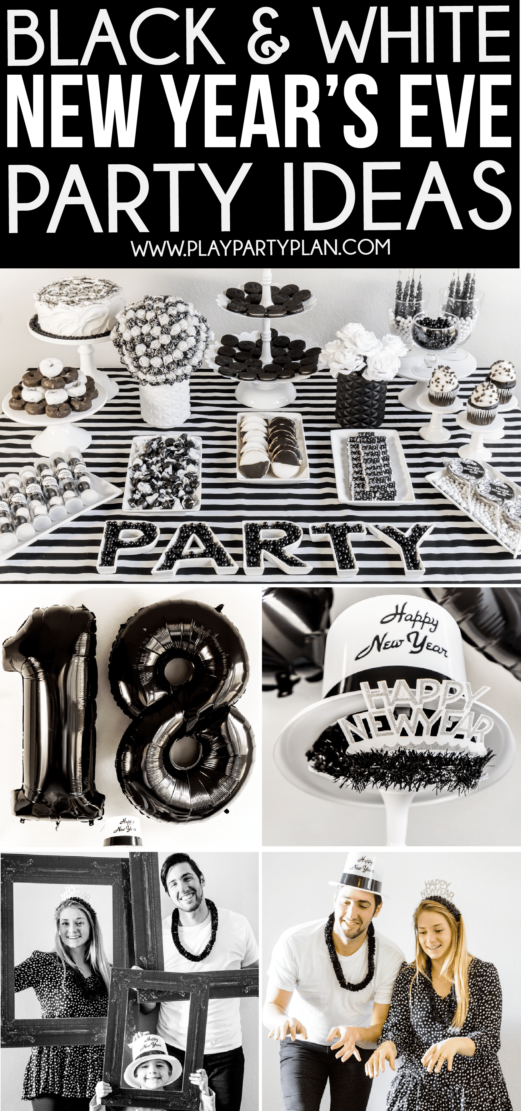 The Best Black and White Party Ideas for New Year s - 95