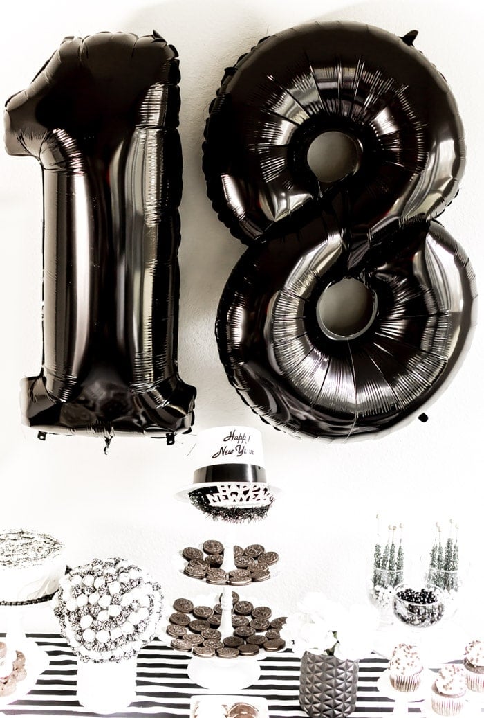 The Best Black and White Party Ideas for New Year s - 30