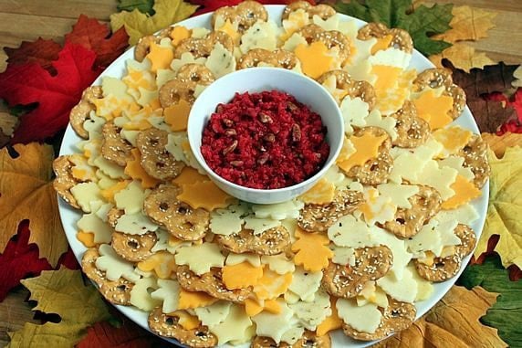 Use cookie cutters to make fun fall party food