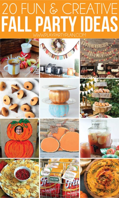 Tons of fall party ideas, fall party themes, and more
