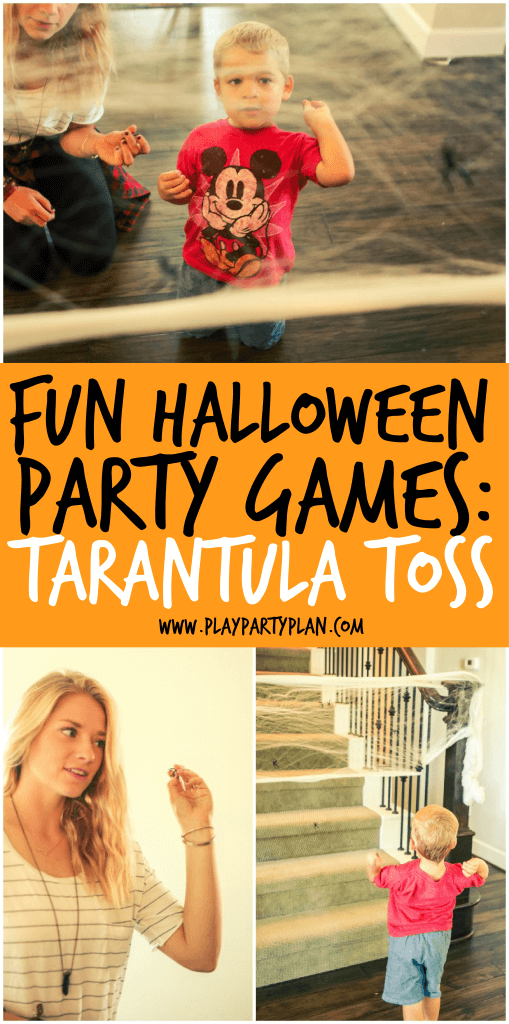 Fun Halloween Party Games - Tarantula Toss