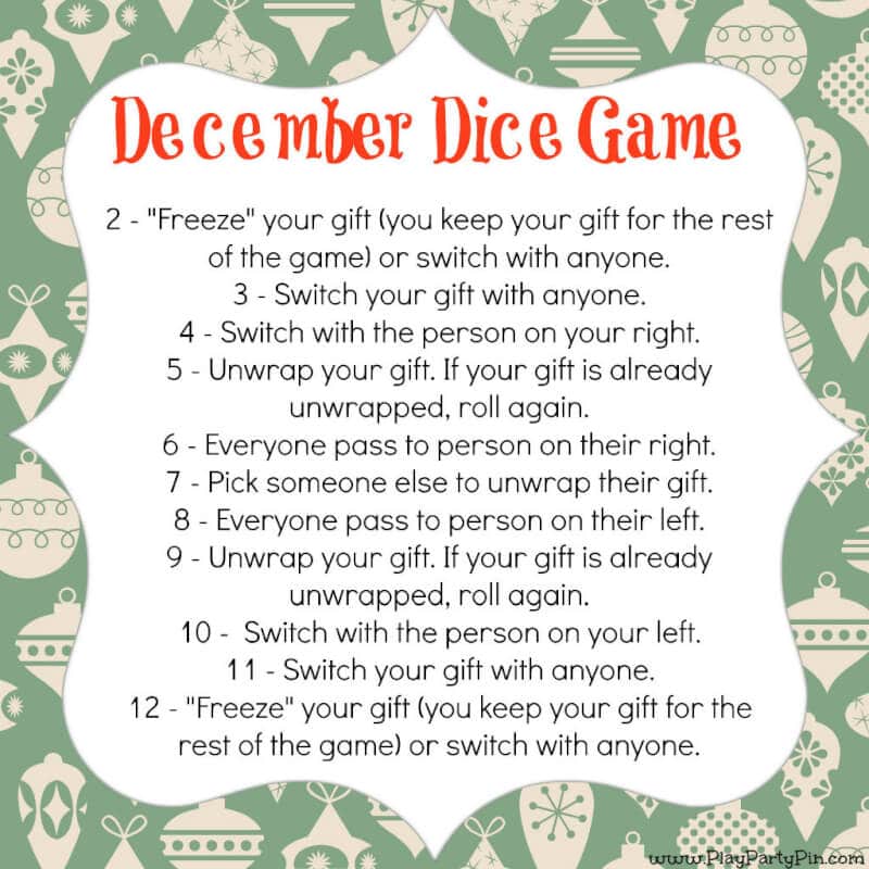 5 Awesome Holiday Gift Exchange Games to Play - Kara Creates