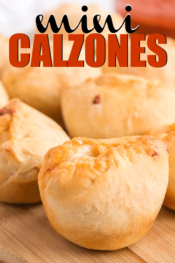 These easy calzones are so yummy and great for a party appetizer! Add your own favorite toppings like pepperoni or buffalo chicken for one delicious appetizer the entire group will love!