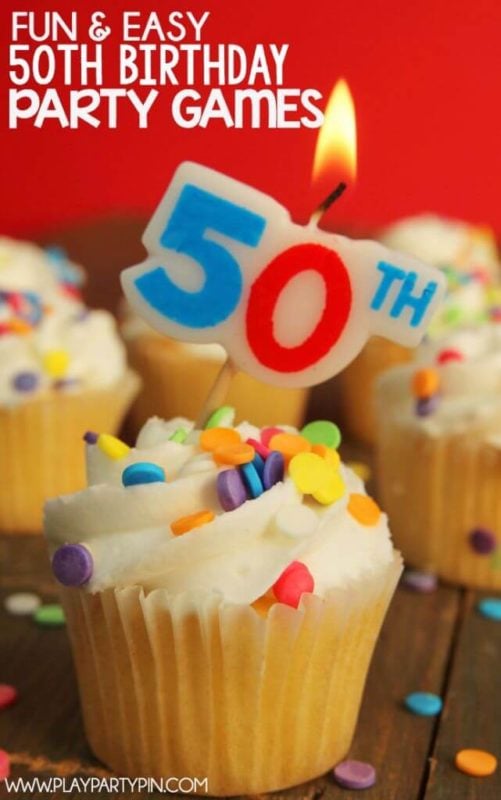 Love these 50th birthday party games, awesome list of songs from the past 50 years!