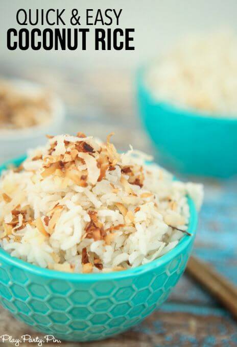 This coconut rice recipe looks so yummy, the perfect Asian side dish!