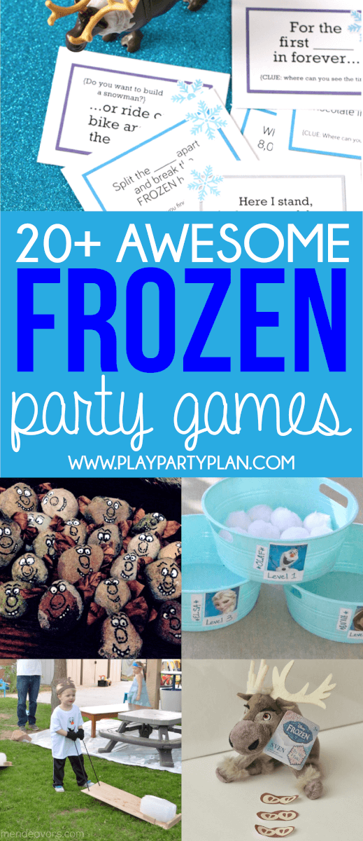 Frozen games and Frozen party games for every age, every party, and every occasion!