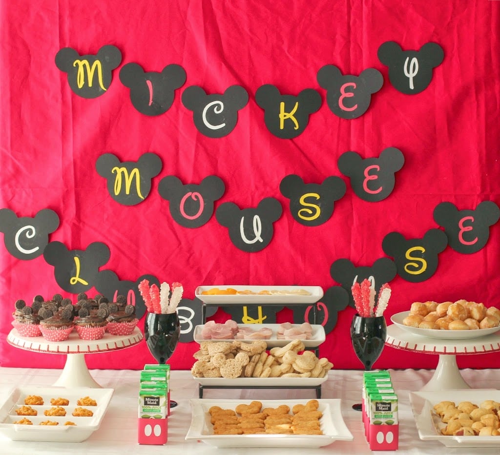 Mickey Mouse Clubhouse Birthday Family Matching Party PNG files