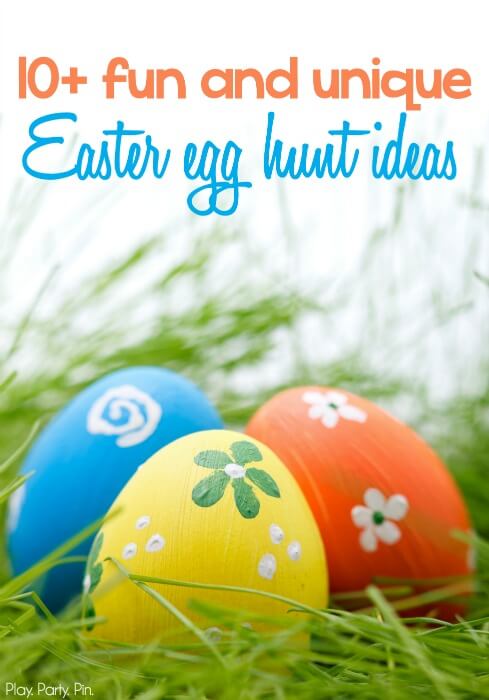 Love these fun and unique Easter egg hunt ideas, great Easter Egg hunt ideas for older and younger kids! I absolutely love #7!