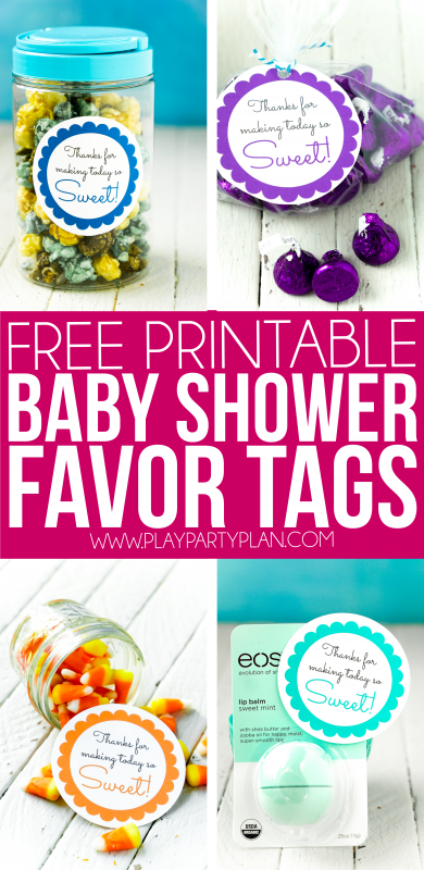 Free Printable Baby Shower Favor Tags in 20  Colors - 28