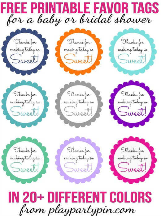 Free Baby Shower Printable Tags - Boy Baby Shower Free Printables - How to Nest for Less™