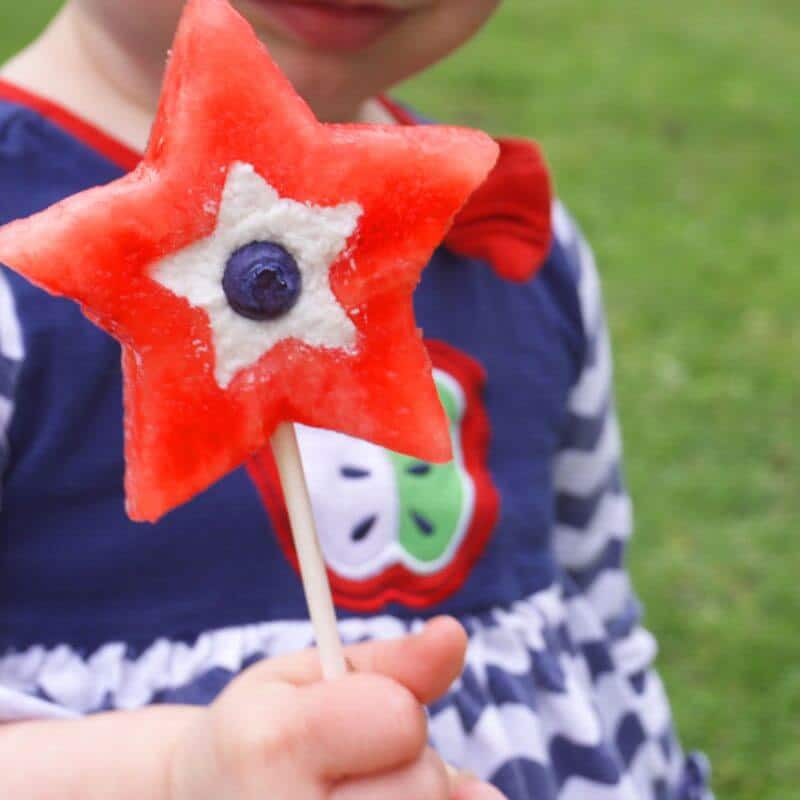 red white and blue watermelon pops