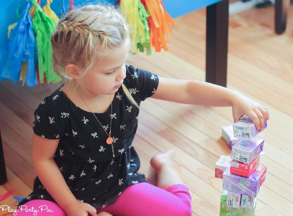 Juicebox Jenga and tower building