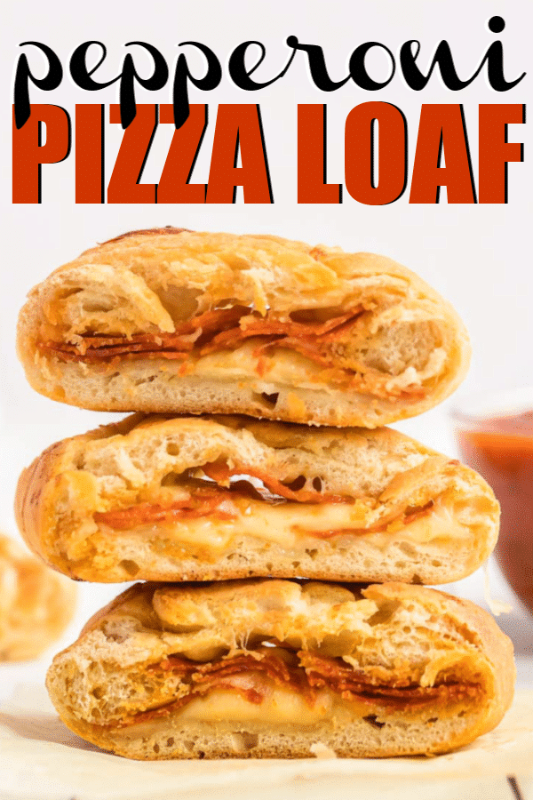 This homemade pizza loaf is the best way to enjoy your favorite pizza! One of the best recipes for pizza lovers ever!