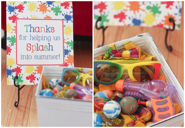 Perfect splash party favor ideas for kids of all ages