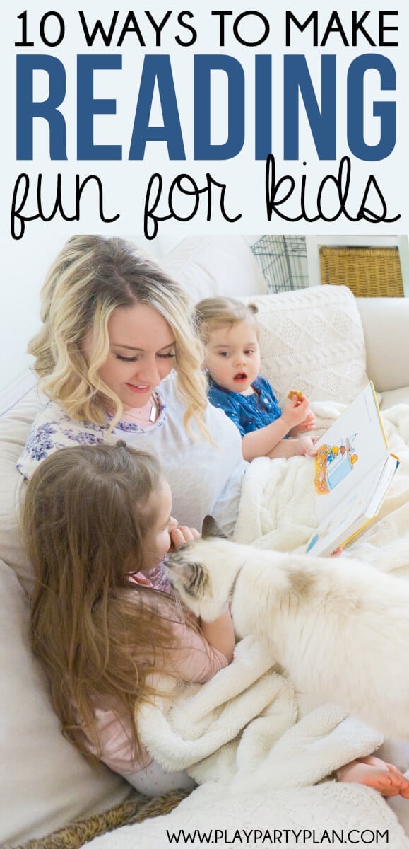 10 fun reading activities and games to make reading fun for kids! Simple and fun ideas for children of all ages! Practicing fine motor skills, science experiments, and fun ideas for teachers (or parents) to use in the classroom or at home! Can’t wait to try these with my own boys.