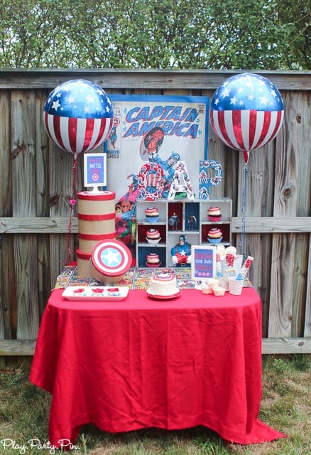 Captain America Party Ideas