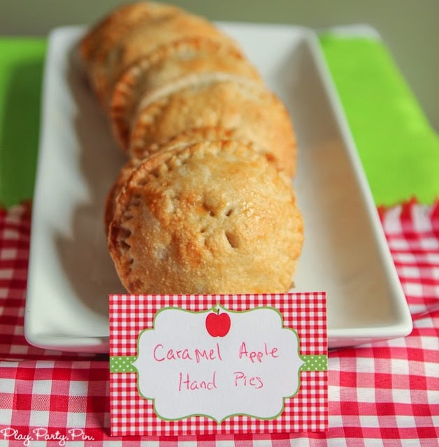 caramel apple hand pies