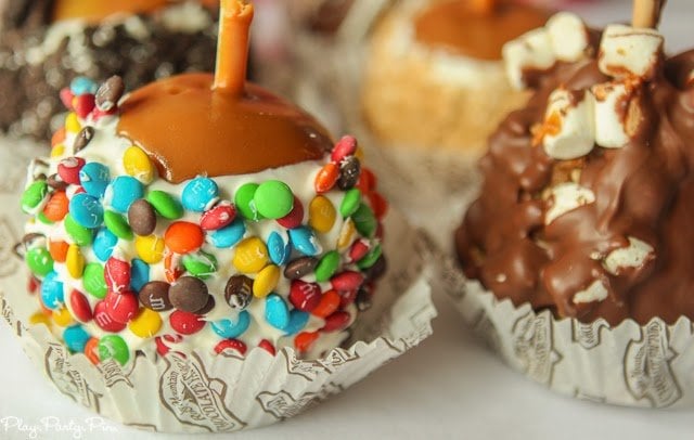 chocolate caramel covered apples