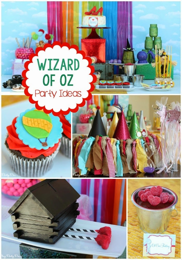 1 PCS Happy Birthday Magical Wizard Cake Topper Glitter Birthday Cake Pick  for Wizard Theme Baby Shower Kids Boys Girls Birthday Party Cake