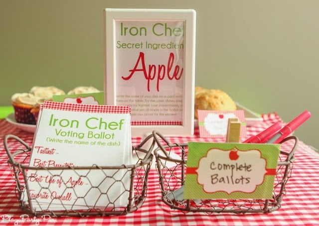 iron chef printable