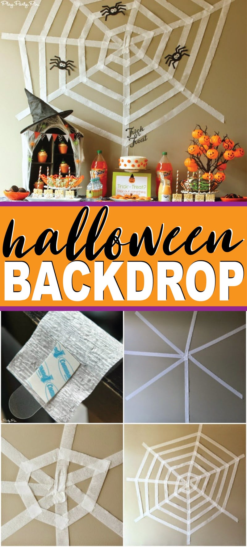 Easy Diy Halloween Backdrop Ideas Decoration Ideas Play Party Plan
