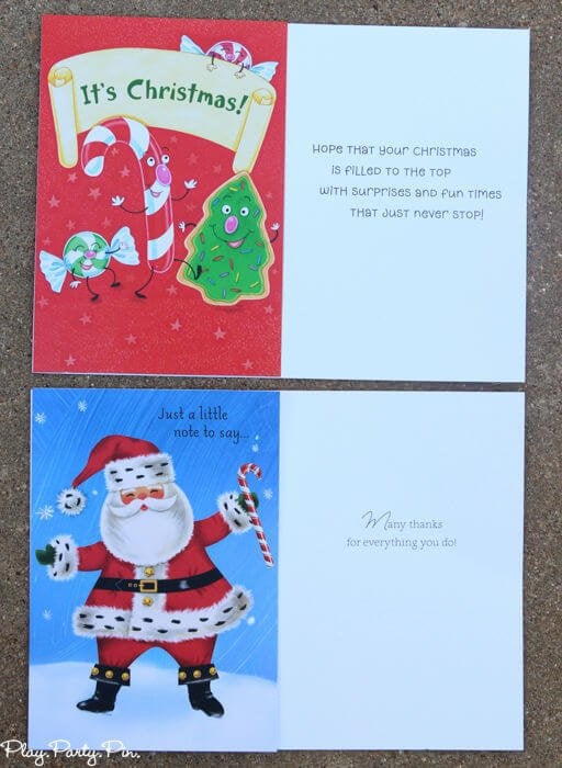 Such a simple and fun Christmas party game, Christmas card matching