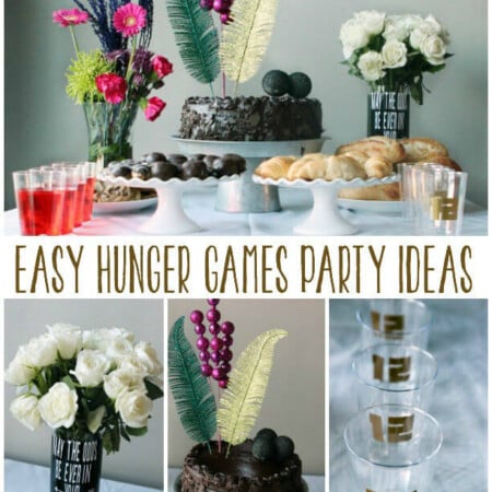 Hunger Games party ideas including an extravagant Capitol inspired cake idea