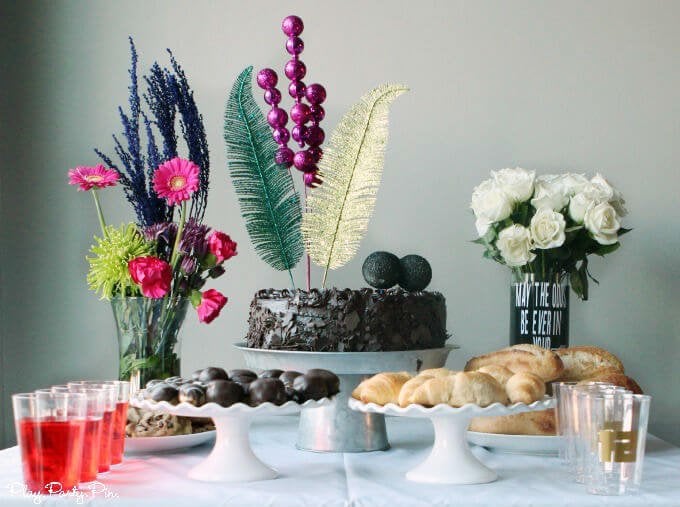 Hunger Games party ideas including an extravagant Capitol inspired cake idea