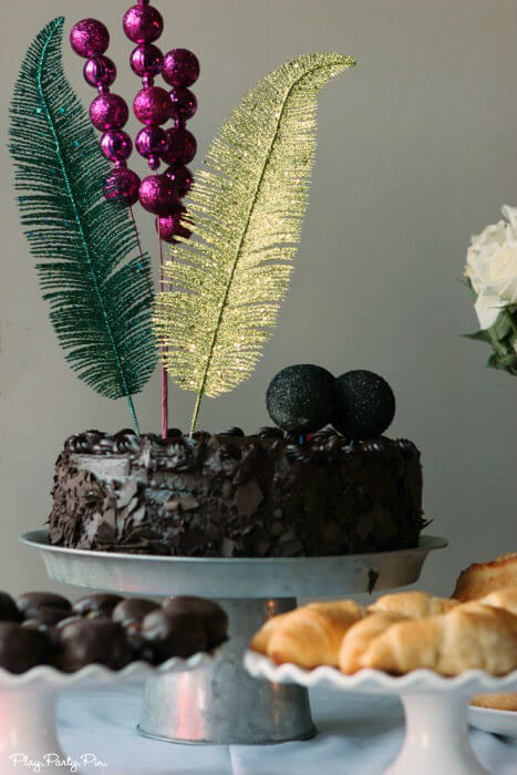 Hunger Games party ideas including an extravagant Capitol inspired cake idea