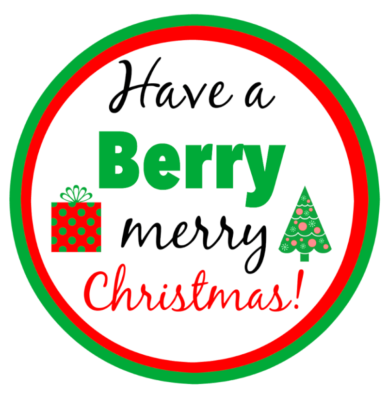 Have a Berry Free Holiday Printables