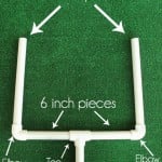 How to make field goal posts that are perfect for football party decorations