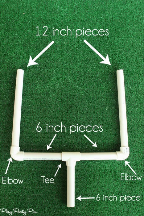 How to make field goal posts that are perfect for football party decorations