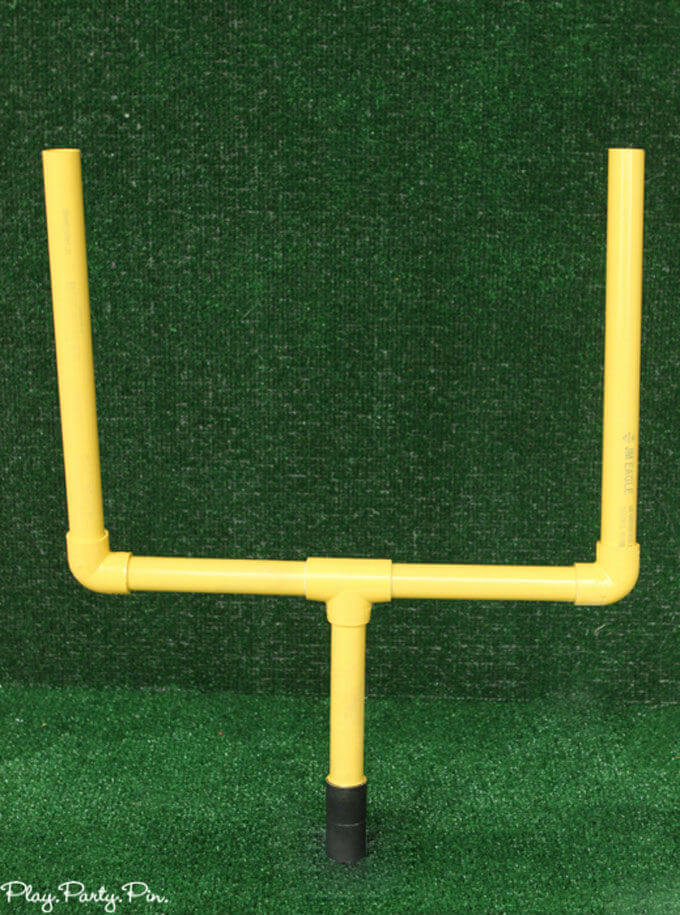 How to make field goal posts that are perfect for football party decorations