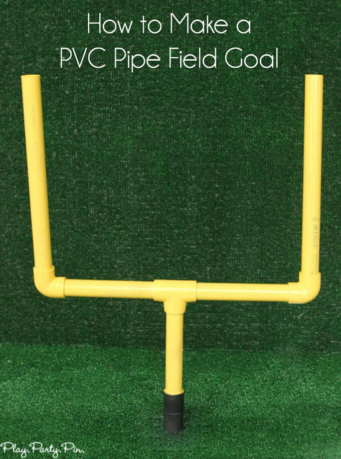 How to make field goal posts that are perfect for football party decorations