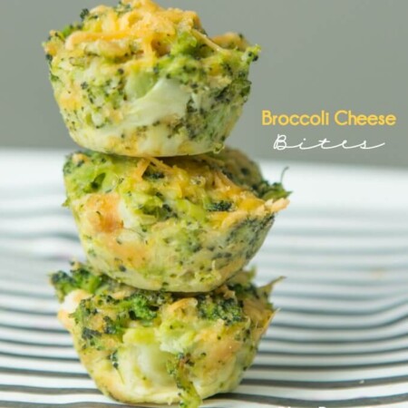 These broccoli cheese bites are great quick and easy appetizers, a great healthy option for a brunch or party!