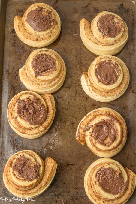 Orange chocolate sweet rolls