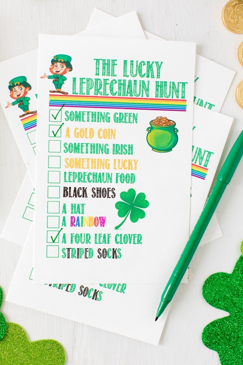 Free Printable Leprechaun Hunt Activity