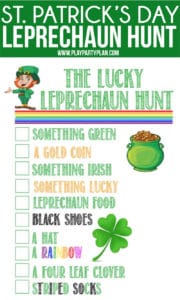 Leprechaun Hunt for Kids (Free Printable) - Play Party Plan
