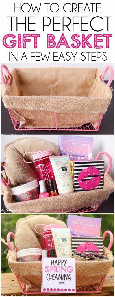 Love these tips for creating the perfect gift basket and how cute is that spring cleaning gift basket idea? I'd love to get that! 