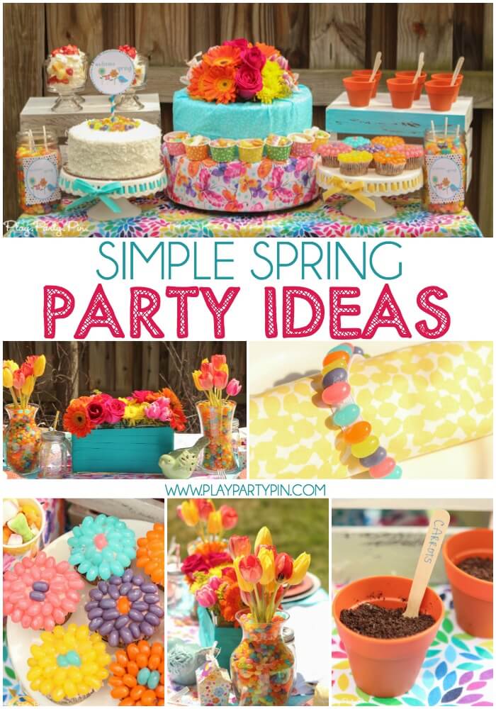 Love this it's a spring thing party with tons of spring dessert ideas, spring party games, and cute spring printables