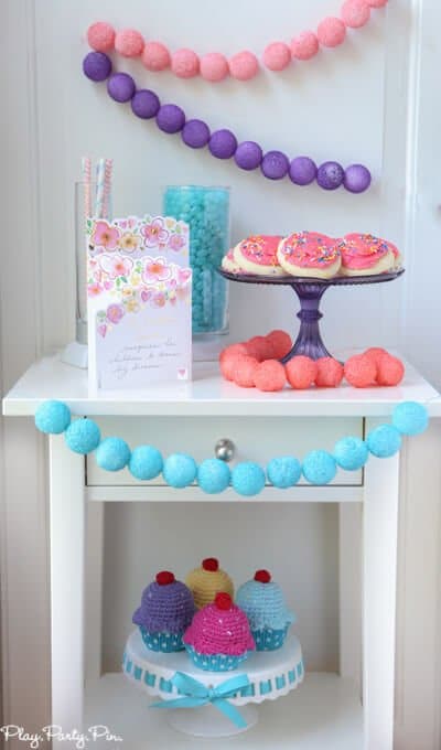 DIY Party Decorations  Foam Ball Garlands - 30