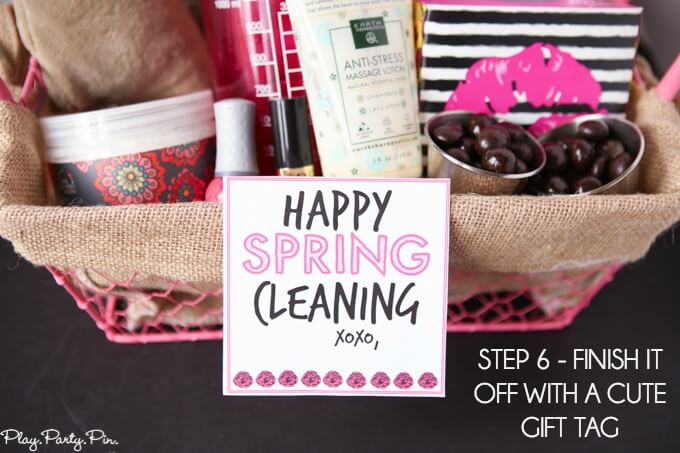 Love these tips for creating the perfect gift basket and how cute is that spring cleaning gift basket idea? I'd love to get that! 