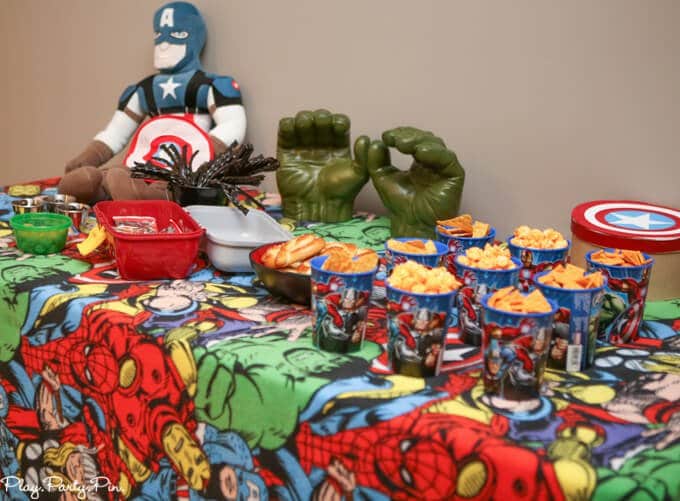 Avengers party games and ideas