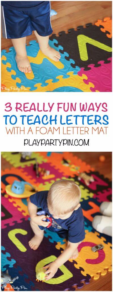 Letter Mat Games for Toddlers