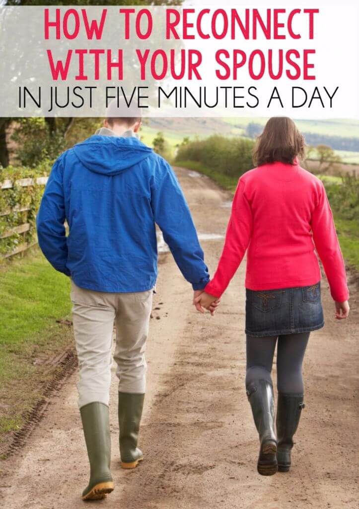 Love this idea for reconnecting with your spouse and love that it only takes a few minutes each day!