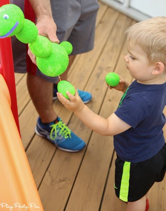 These foam dinosaurs would make an awesome dinosaur kids craft, perfect for a dinosaur birthday party idea, letter D activities, or someone who just loves dinosaurs