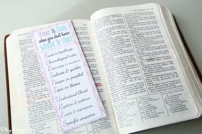 Love these free printable scripture study bookmarks and the great tips for better scripture study! These are perfect LDS young women handouts or even just LDS youth handouts!