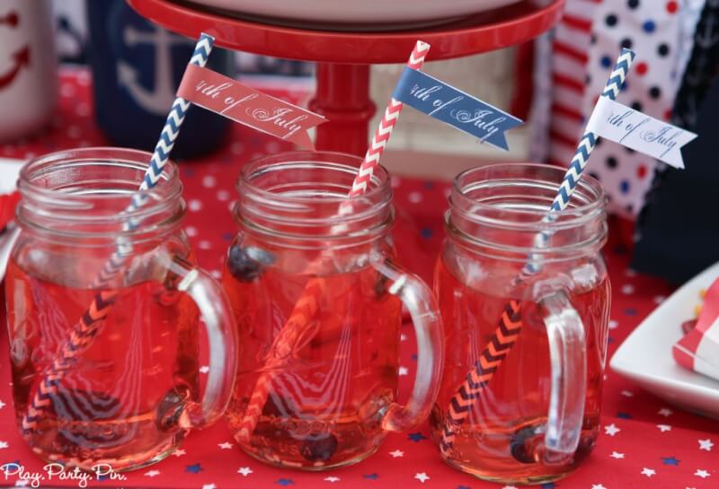 A nautical party is perfect for 4th of July! Use these nautical party ideas and 4th of July party ideas to throw the best red, white, and blue party ever!