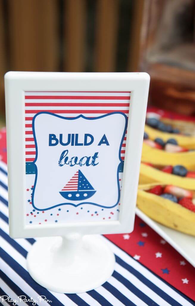 A nautical party is perfect for 4th of July! Use these nautical party ideas and 4th of July party ideas to throw the best red, white, and blue party ever!